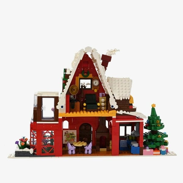 T. H. Baker Toy Shop Christmas Chalet Brick Building Set Accessory XM15906