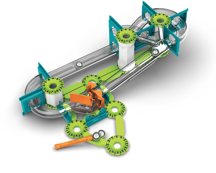 Geomag Mechanics Gravity Magnetic Race Track - 67 Pieces