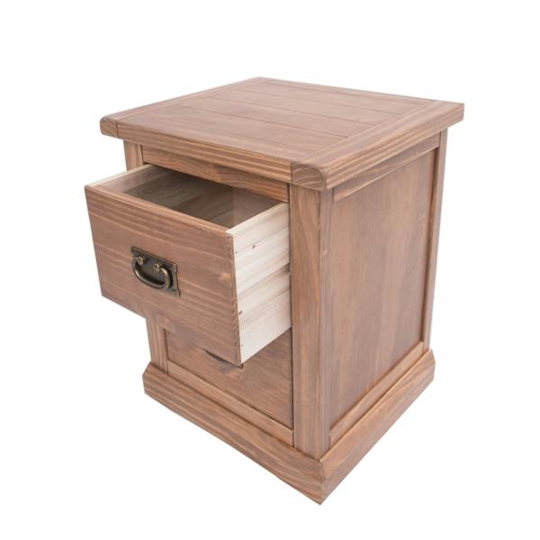 Cabinet Bits Tirolo 2 Drawer Bedside Table