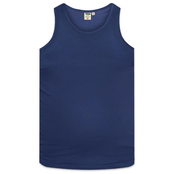 Duke Mens D555 Fabio Kingsize Tank Top - Navy