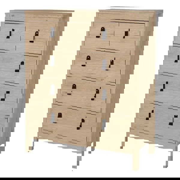 Furniture To Go Barcelona Chest 3+2 Drawers in Jackson Hickory Oak