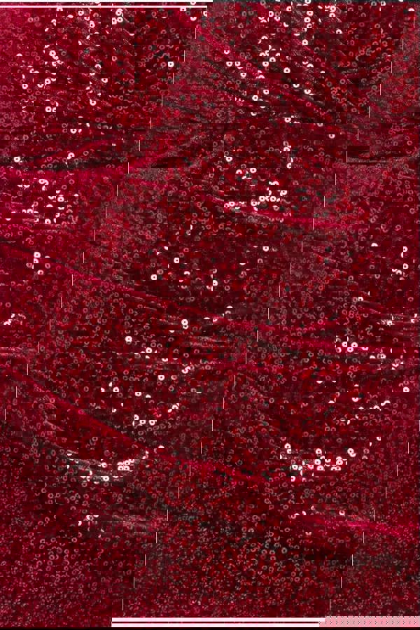 Sequin & Velvet Bardot Maxi Dress - Wine DR3623P