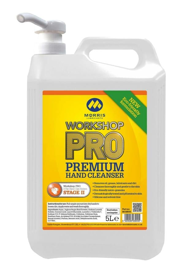 Morris Workshop PRO Premium Hand Cleanser Lotion Workshop Garage Hand Scrub Cleaner 5L