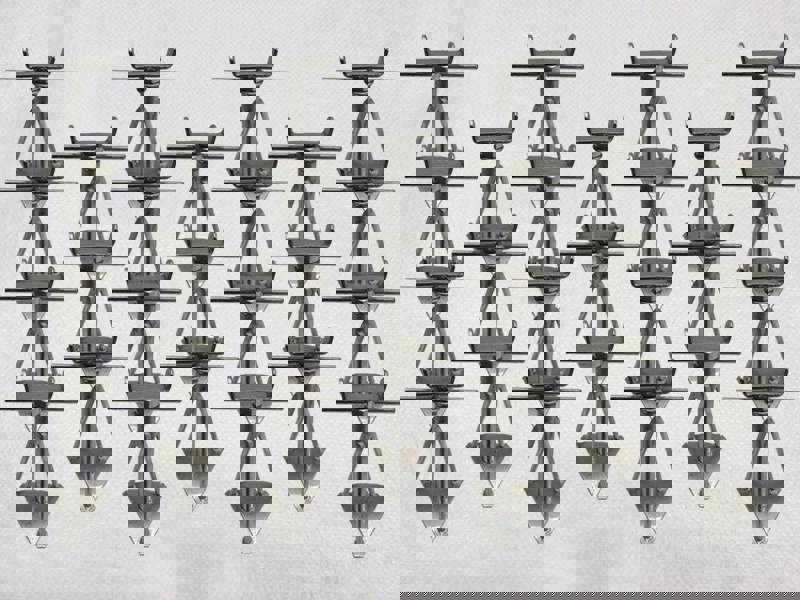 Static Caravan Axle Stands Very Large X25 (Extra Wide Mobile Home Support 18" - 24")