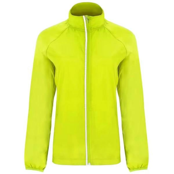 Roly Womens/Ladies Glasgow Packaway Slim Windbreaker - Fluro Yellow - 