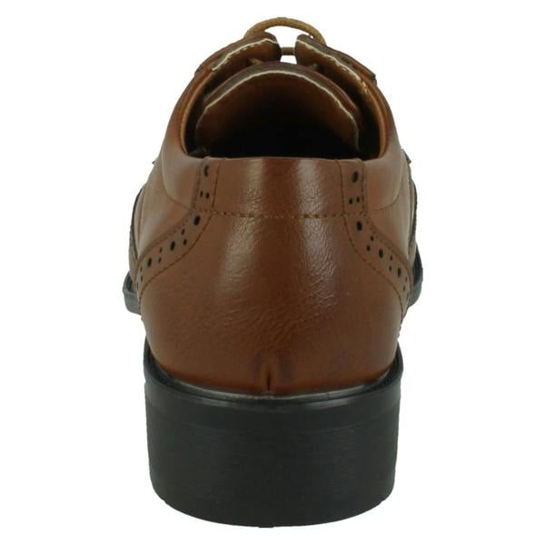 Spot On Boys Spot On Low Heel Lace Up Brogue School Shoes N1156