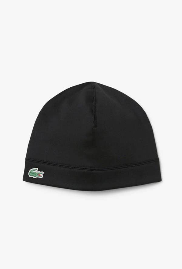 Lacoste Sport Polar Fleece Reflective Crocodile Beanie