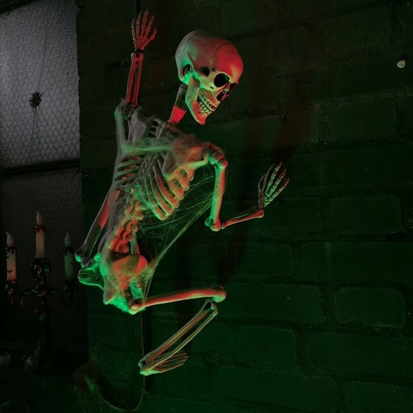Samuel Alexander Pack of 6 90cm (3ft) Posable Full Body Halloween Skeleton Decoration with Movable Joints