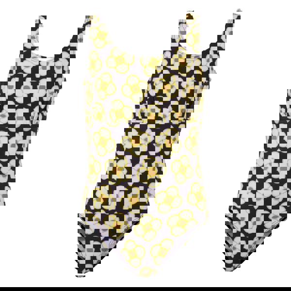 Regatta Girls Orla Kiely Spinning Flower One Piece Swimsuit - Black