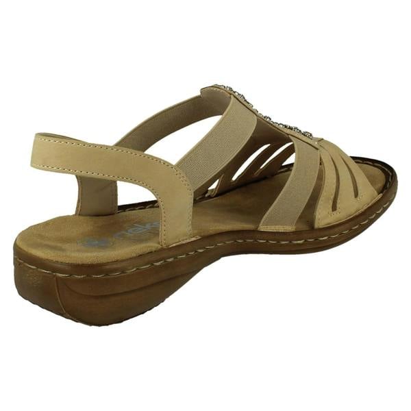 Rieker Ladies Rieker Slip On Casual Sandals 60803