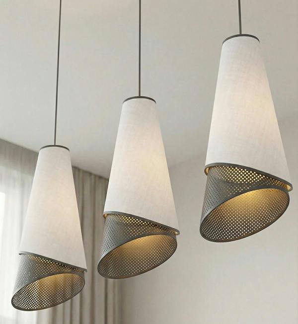 Emibig MODA Pendant Lamp 3 x E27 Black / Grey