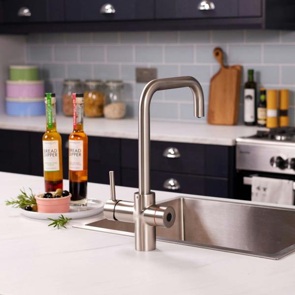 Impromta 3 in 1 Biometric Boiling Water Tap | Brushed Steel Finish