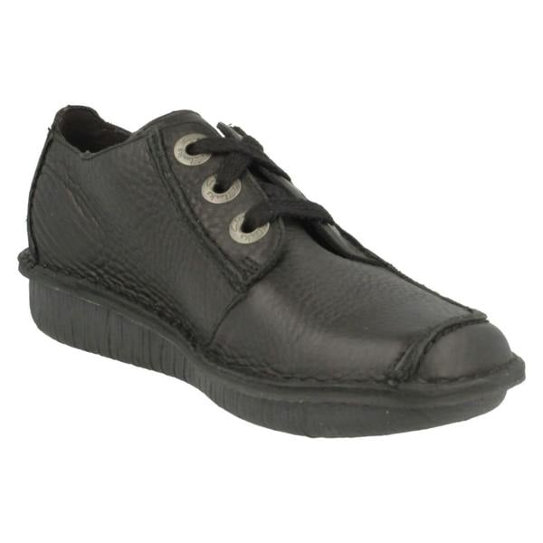 Clarks Ladies Clarks Comfortable Lace Up Flats Funny Dream