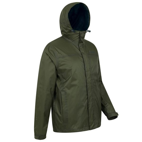 Mountain Warehouse Mens Torrent Waterproof Jacket - Khaki Green - 