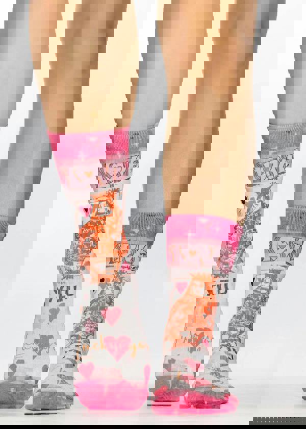 Jemsox LOVE YOU Ladies Fashion Gift Socks