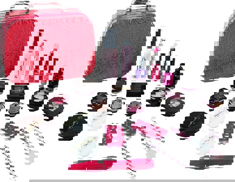 deAO Toys Makeup Toy Set 23 Pieces Safe Non-Toxic Pretend Cosmetic Beauty Set