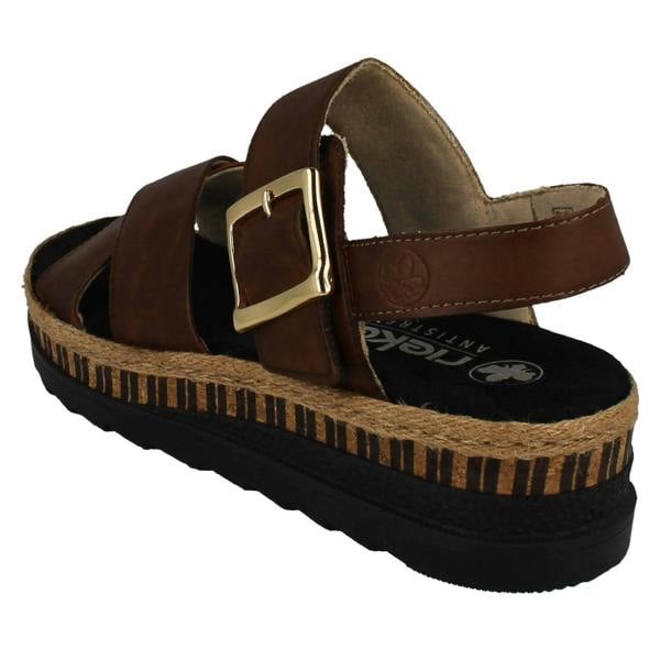 Rieker Womens Rieker Hook And Loop Sandals V7951