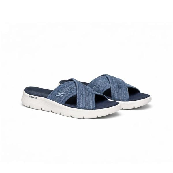 Skechers GO WALK FLEX Sliders Sandals   in  Navy