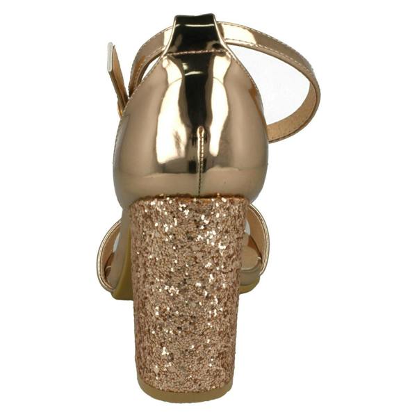 Anne Michelle Ladies Anne Michelle High Chunky Heel Sandals