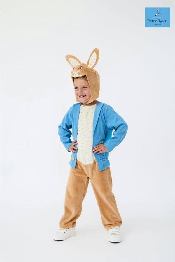 Vanilla Underground Peter Rabbit Boys Multicoloured 3D Headpiece 3 Piece Costume