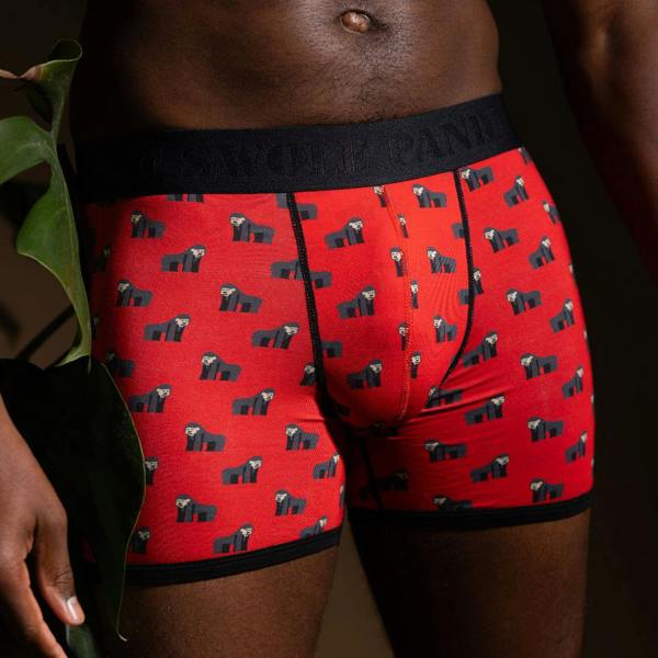 SWOLE PANDA Bamboo Boxers - Gorillas