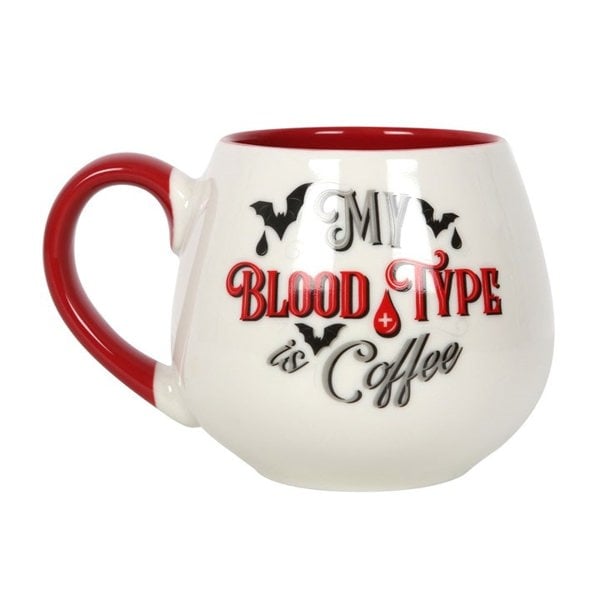 Serano My Blood Type is Coffee Rounded Mug