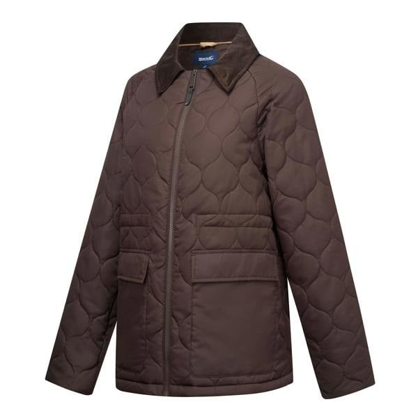 Regatta Womens/Ladies Amira Quilted Padded Jacket - Dark Chocolate - 