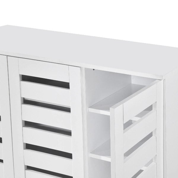 Swish Furniture Euston Modern 3 Door Shoe Storage Cabinet