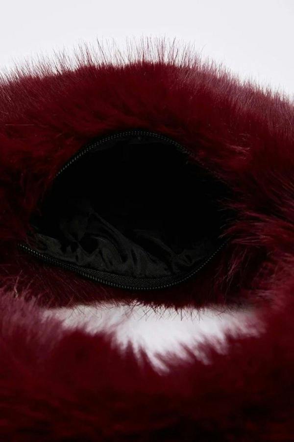 WOVCOR Faux Fur Women's Hand and Shoulder Bag