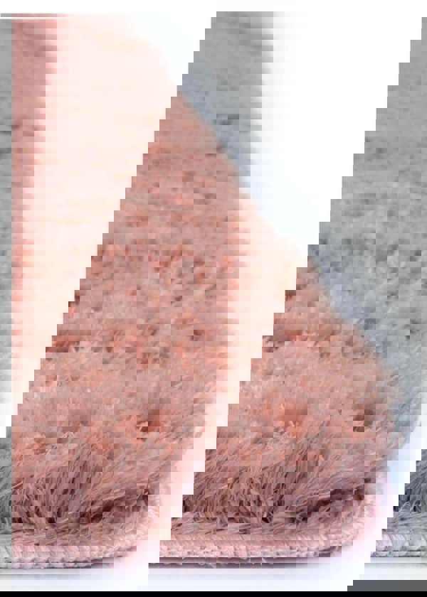 Machine Washable Shaggy Rug Plain Design in Pink – The Rugs