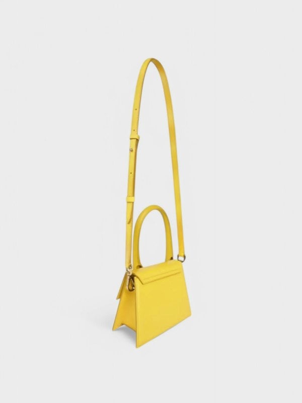 Jacquemus Le Chiquito Moyen Top - Handle Bag Yellow - Supplied FashionJACQUEMUS