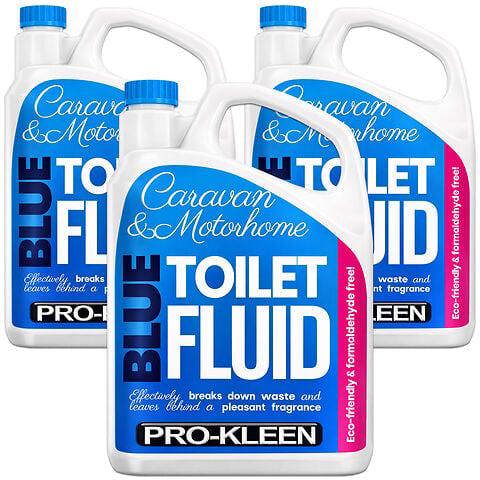 ProKleen Pro-Kleen Blue Toilet Chemical Fluid Solution Cleaner 6L for Caravan and Motorhomes - Eco-Friendly, Formaldehyde Free