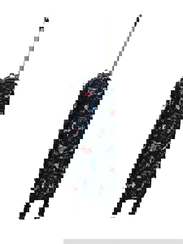 TruClothing Soft Shell Butterfly Leaf Check Print Suitcase