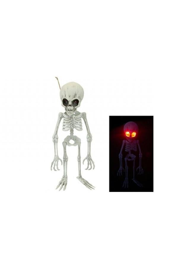 Hanging Alien Skeleton LED Eyes