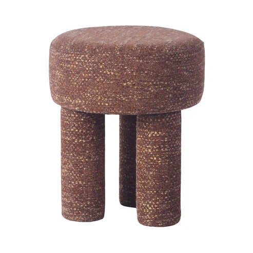 Furniture Edit Claire Sedona Brown Knubby Stool