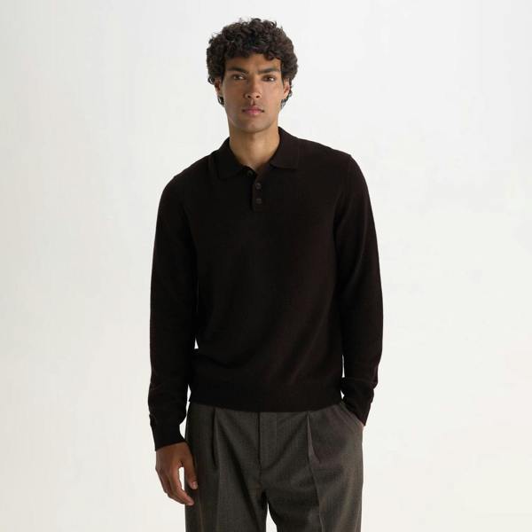 Wax London Lawrie Soft Merino Wool Polo