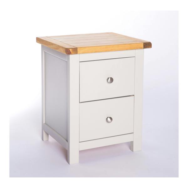 Cabinet Bits Argenta 2 Drawer Bedside Table