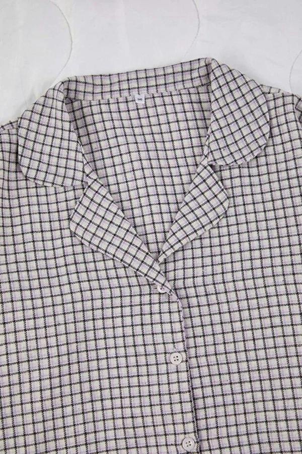 WOVCOR 2-Piece Cotton Winter Plaid Flannel Woven Pajama Set