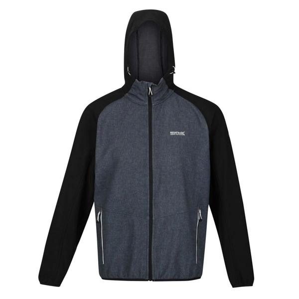 Regatta Mens Arec III Jacket - Ash Grey Marl/Black - 