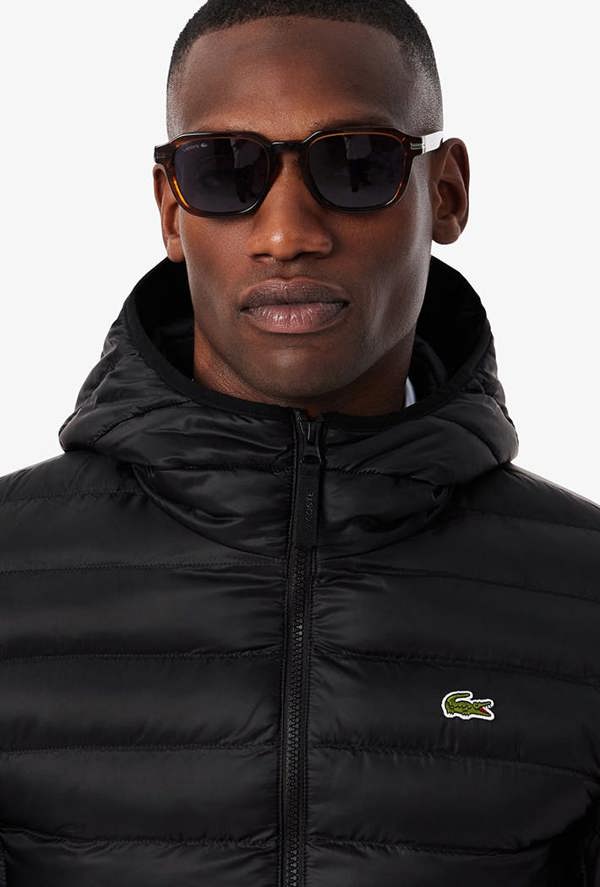 Lacoste Water-Repellent Quilted Puffed Jacket