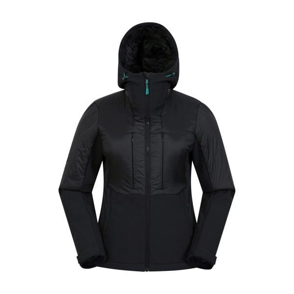 Mountain Warehouse Womens Machina Hybrid Padded Jacket - Black