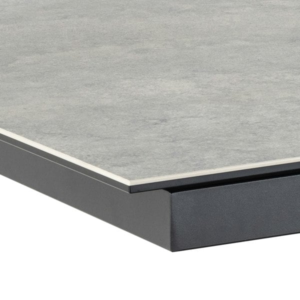 Furniture To Go Heaven Extendable Dining Table with Ceramic Grey Top 168cm