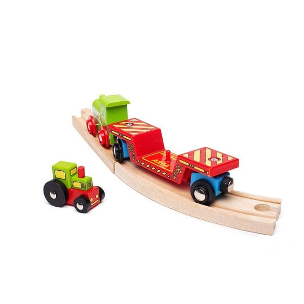 Bigjigs Rail Tractor Low Loader