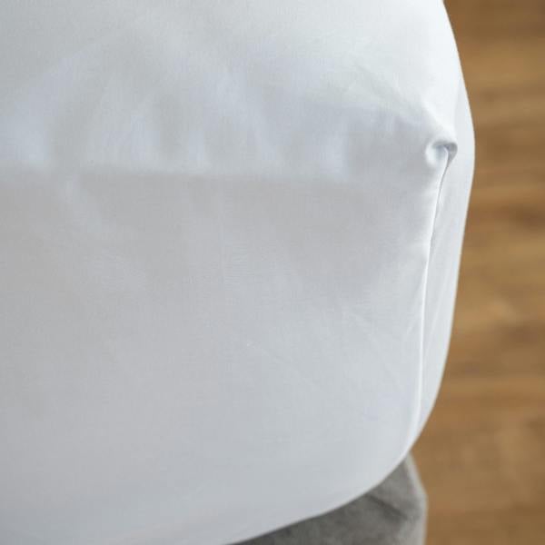 Soak&Sleep Light Grey 600 Thread Count Egyptian Cotton 40cm Deep Fitted Sheets