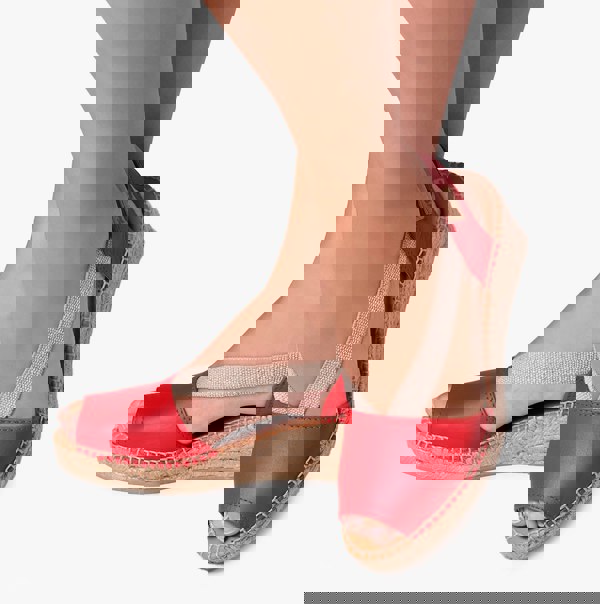 Toni Pons TEIDE-P Womens Espadrille Sandals Red