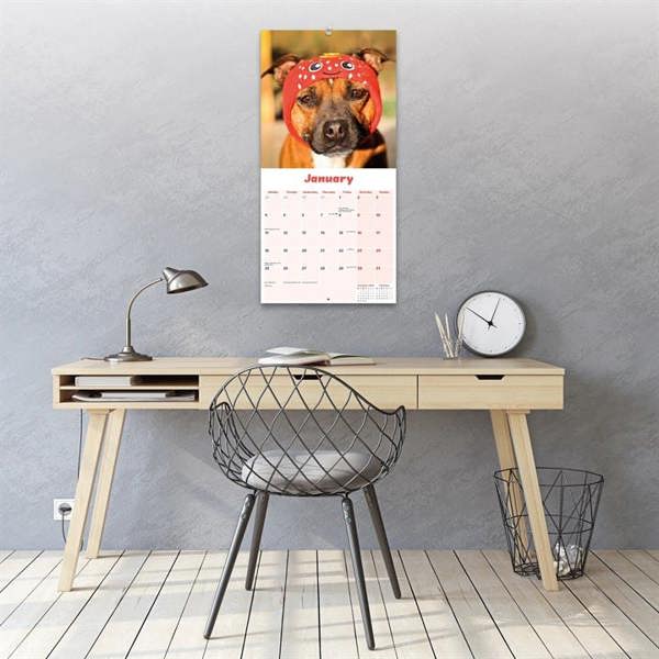 Staffies Calendar 2027, Wall Calendars, Month To View, Dogs, Gift