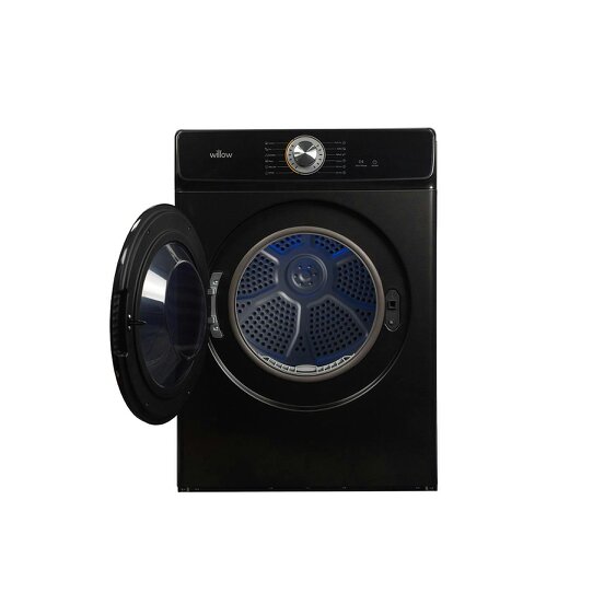 Willow 10kg Vented Tumble Dryer W10TDB - Black