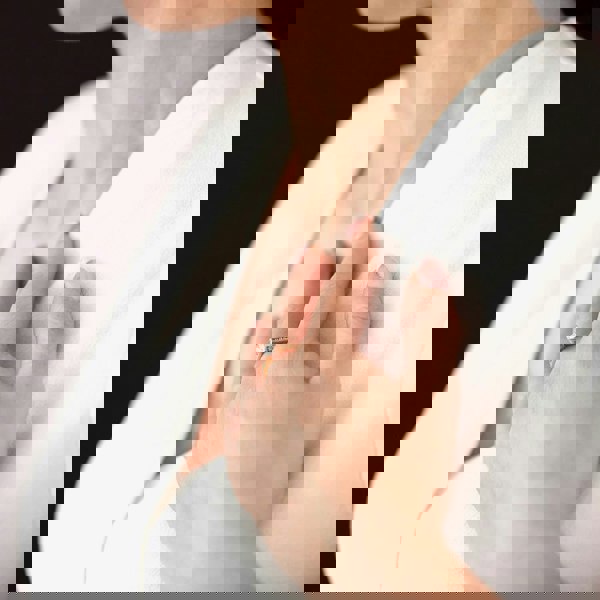 1888 Collection 18ct Rose Gold Brilliant Cut 0.50ct Diamond-Set Solitaire Ring RI-138