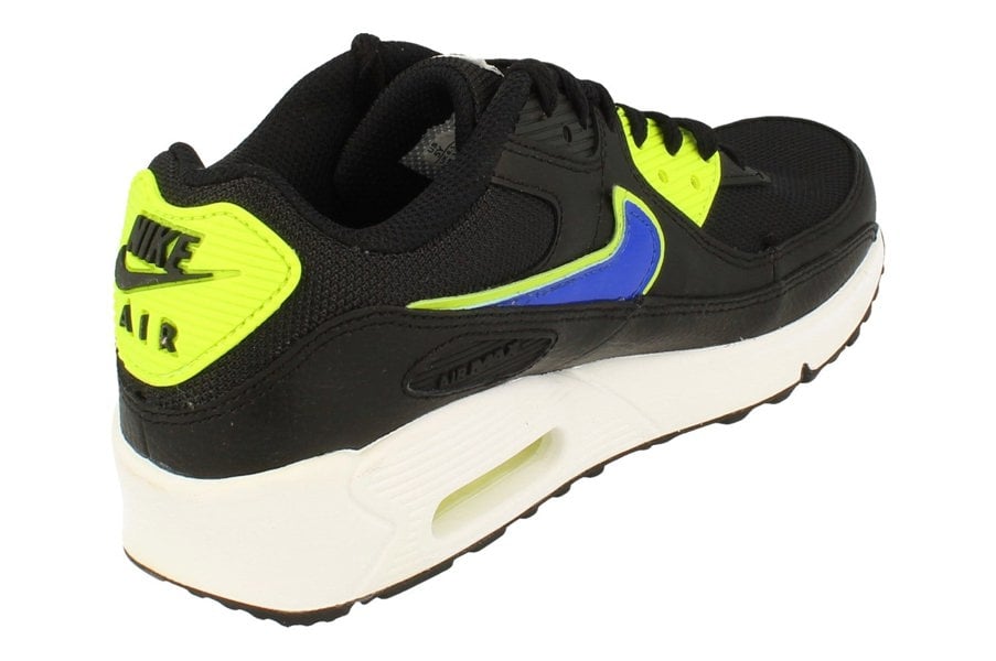 Nike Air Max 90 GS Da4670  001 - Black Racer Blue Volt 001 - Photo 2