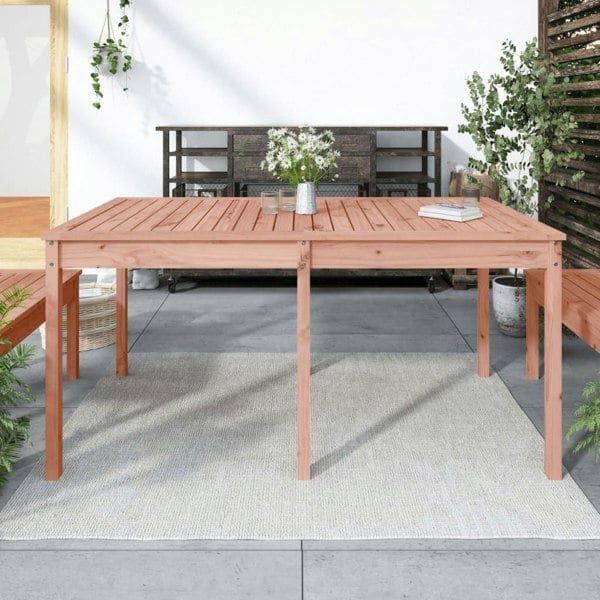Berkfield Garden Table 159.5x82.5x76 cm Solid Wood Douglas